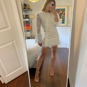 Alexis White Lace Romper